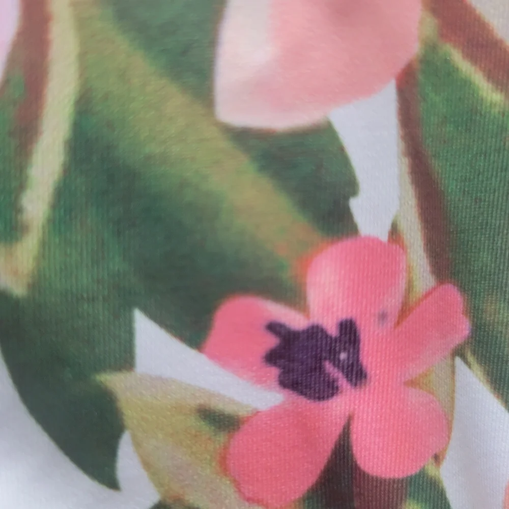 🌟 NWT BEACHSISSI ⛱️ One Piece Flirty Floral Women's Swimwear Size M Ruffles - Picture 5 of 8